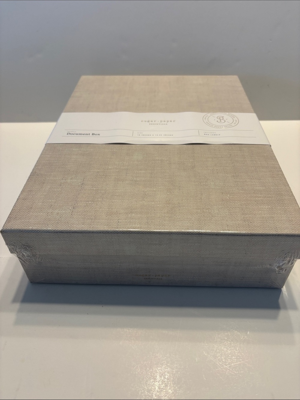 Sugar Paper Document Box with Box Labels - Picture 9 of 16